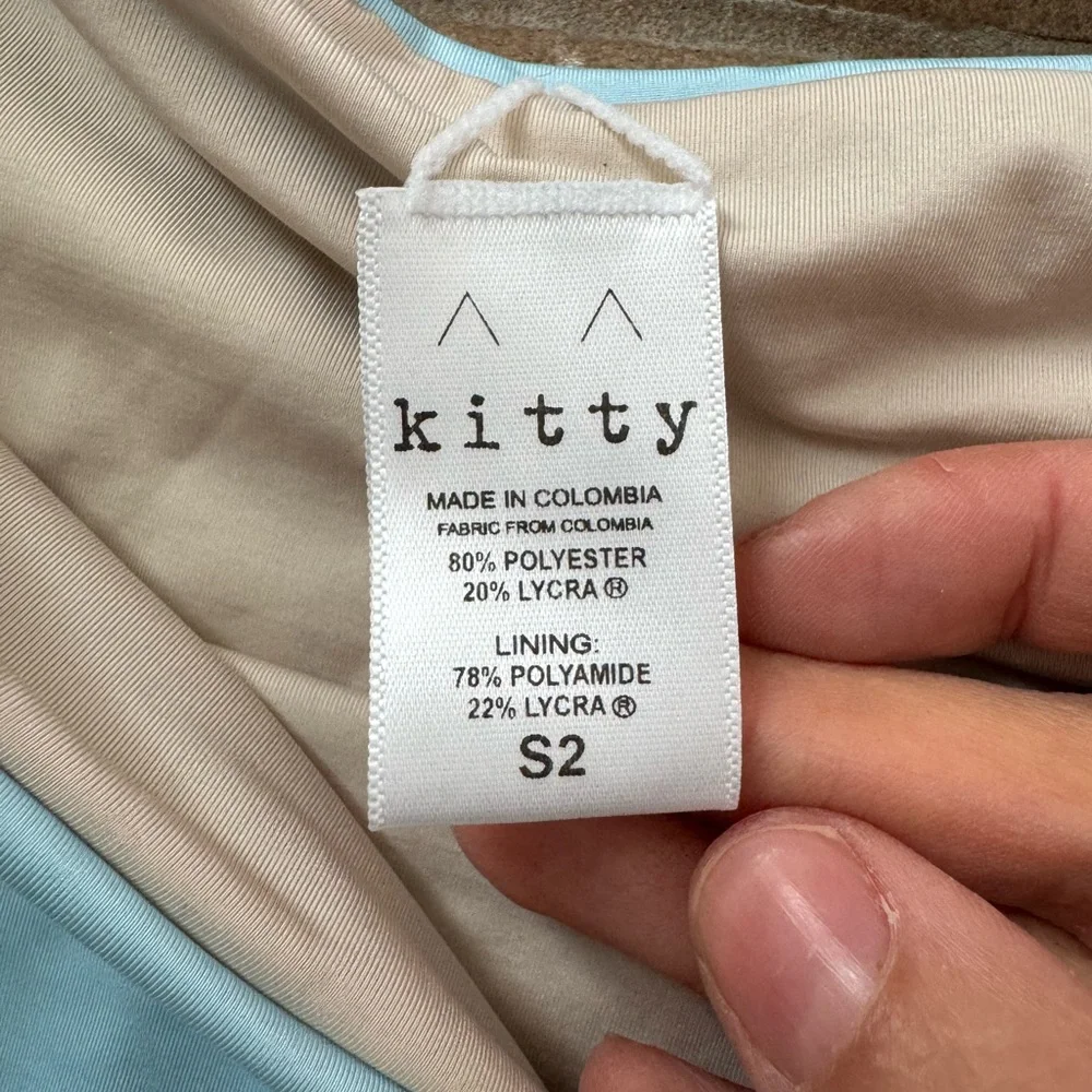 Nwt Kitty And Vibe Reversible Scoop Top And High Waisted Bottoms Bikini — image 4 of 8
